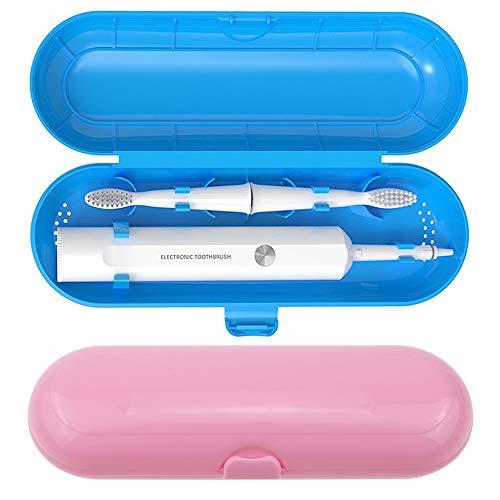 Astucci da viaggio per spazzolino (conf. da 2) ~ Custodia di plastica per tenere puliti gli