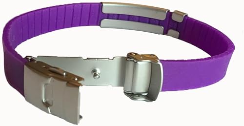 Miniatura 2 de UltraSlim - Pulsera de identificación de alerta médica impermeable  Pulsera de información de emergencia grabada personalizada con tarjeta médica y