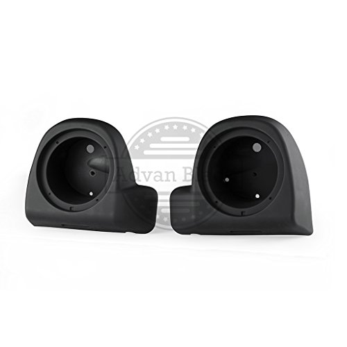 Moto Onfire Lower Vented Fairings, Denim/Matte Black, 6.5 Inch Speaker Pods Fit For Harley Touring, Street Glide, Road King, Road Glide, 2014 2015 2016 2017 2018 2019 2020 #TOP2