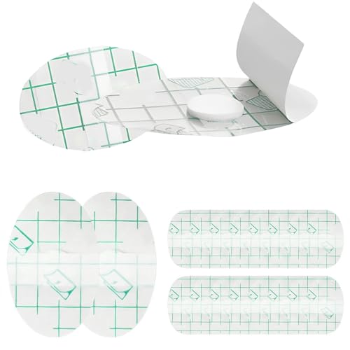TEOZBLU 60 Piezas Pegatinas Oídos (Tamaño Infantil) | Impermeable & Ultra-Fina | Para Ducha, Natación