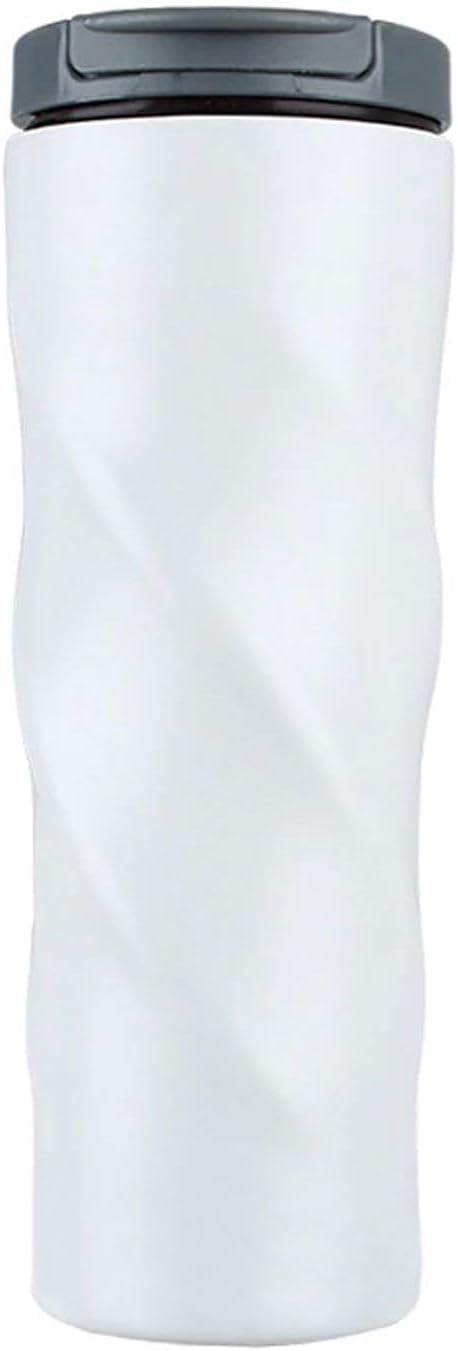 Komple 304 L Çelik Beyaz 500 ml Kahve Termos Mug cin229by