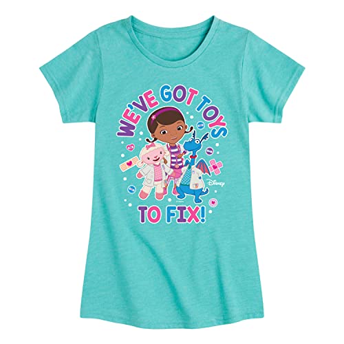 Disney - Doc McStuffins - We've Got Toys to Fix - Toddler and Youth Girls Short Sleeve Graphic T-Shirt