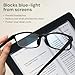 Gaoye +1.25 Reading Glasses Men - Blue Light Blocking Lenses, TR90 Frames, UV400 - Eyeglasses with Clear Vision