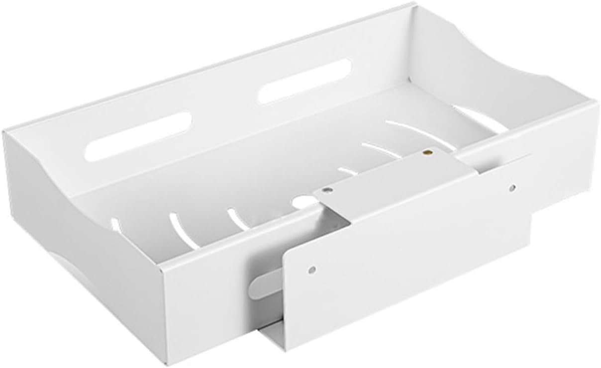 Telescopic under Sink Storage Rack Sliding Organizer for Bathroom Kitchen Multi-purpose Telescopic Basket Easy-pull Design for Sink Cabinets Space-saving for Cleaning Supplies