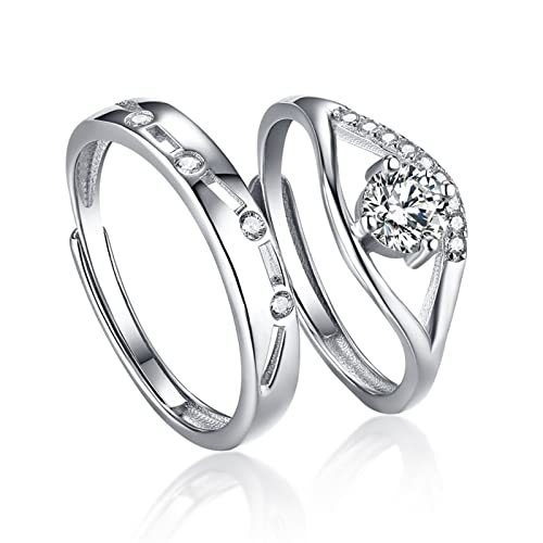 Bague alliance ajustable argent pour s'adapter à chaque doigt