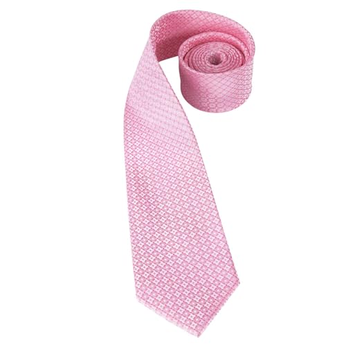 Image of Dubulle Mens Paisley Floral Silk Tie for Men Striped Necktie and Pocket Square Cufflinks Set Wedding Business