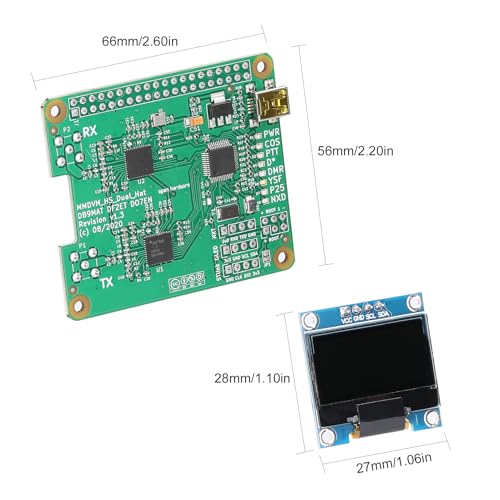 Módulo VHF de rendimiento superior en placa MMDVM de punto de acceso dúplex integrado 2