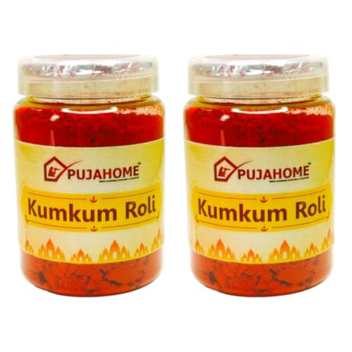 Image of Roli Pure Haldi Kumkum - Original Puja Roli | Natural & Pure kumkum (100g x 2 Box Pack)