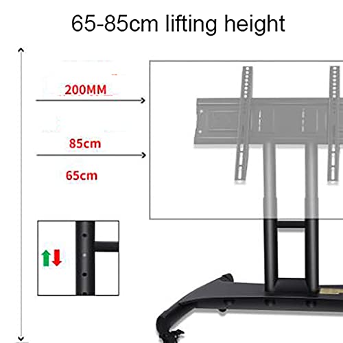 Carro móvil ajustable para TV 32-70 pulgadas miniatura 4