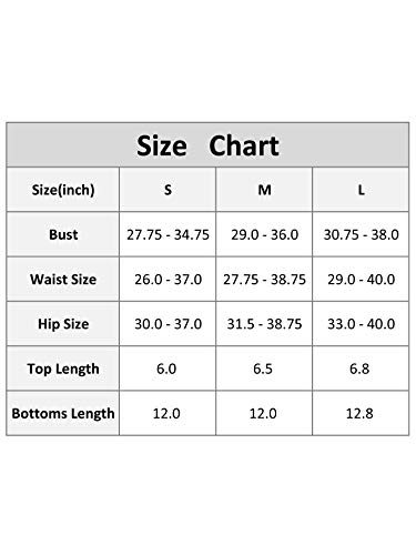 Sweatyrocks Women's Bathing Suits Striped Bandeau Bikini Top High Waisted Swimsuits Swimwear Set Multi-3 Medium #TOP5