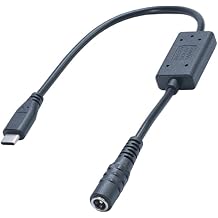 5V3A USB C Converter Cord DC5.5x2.1mm Female to Type C Male for Solar Panel Devices DC to Type Adapter Cable