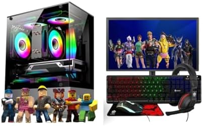 Pc Gamer Completo Infantil Intel I5 Ram 16gb SSD 240Gb Kit Gamer