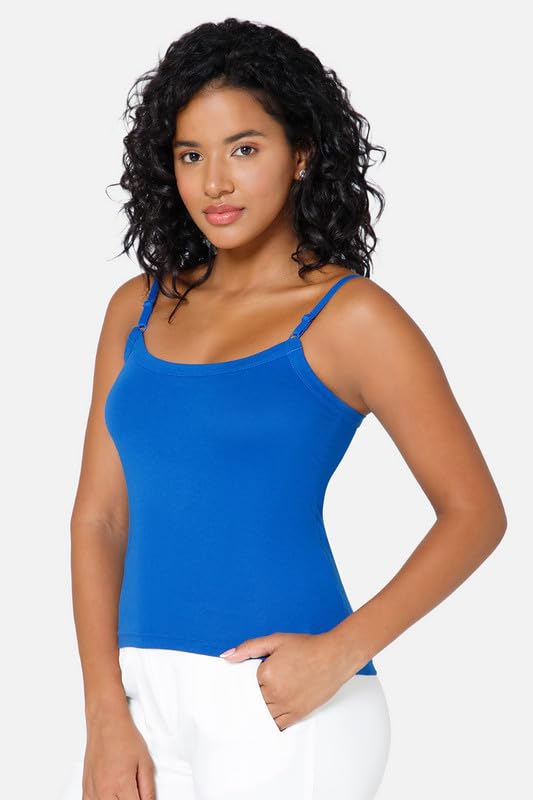 Image of Intimacy Cotton Camisole for Women with Adjustable Straps - Soft & Breathable Everyday Wear Slip for Women