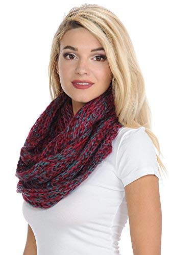 Adult Chunky Scarf for Women Circle Loop Infinity Scarves for Woman2