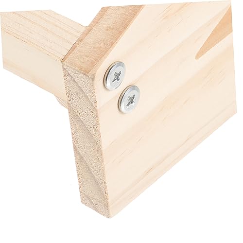 Soporte rústico de madera para botellas de vino miniatura 4