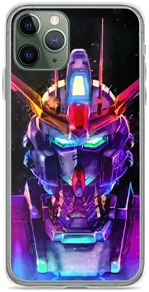 Generic Phone Case Gundam Head Color Compatible with iPhone 12 11 X Xs Xr 8 7 6 6s Plus Mini Pro Max Samsung Galaxy Note S9 S10 S20 Ultra Plus, Transparent, Transparent