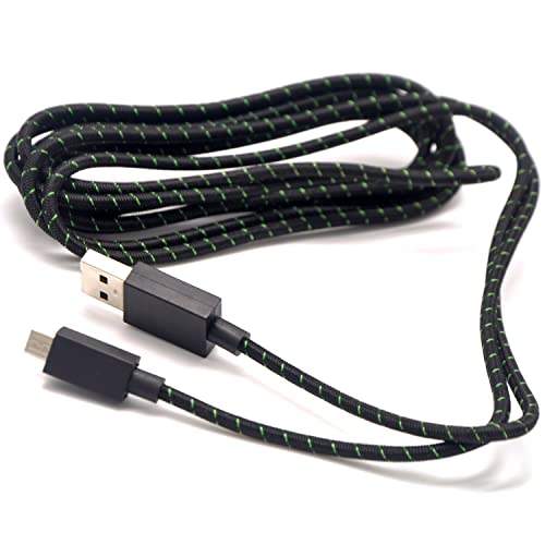 Deal4Go 2.7M 9Ft Long Elite Controller Braided Original Micro Usb Charging Cable For Microsoft Xbox One Controller Charging Cord #TOP1