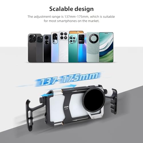 Cage en métal pour téléphone pour éliminer les vibrations et fixer vos micros et lampes LED