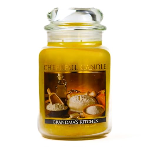 A Cheerful Giver - Grandma's Kitchen – Bougie parfumée en Pot de 680,4 g – Bougie Joyeuse – 135 Heures de Combustion, Bougies Cadeaux pour Femmes
