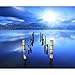 Produktbild murando Fototapete 50x35 cm Vlies Tapeten Wandtapete XXL Moderne Wanddeko Design Wand Dekoration Wohnzimmer Schlafzimmer Büro Flur Natur See Landschaft c-A-0001-a-b