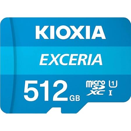 KIOXIA（キオクシア) 旧東芝メモリ microSDカード 512GB 3,913円、256GB 2,032円、128GB 1,069円送料無料など！