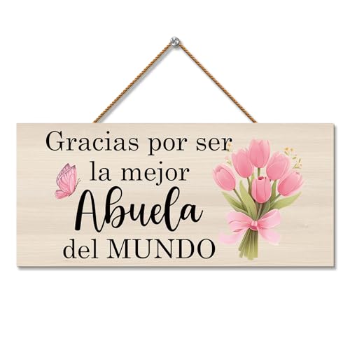 Fodfgxf Regalos De Reyes Para Mujer,Regalos Para Abuelas Laminas Decorativas De Pared 31x14 cm,Regalo Abuela Cumpleaños,Regalos Para Abuelas Originales,Regalo Abuela Boda,Regalos Para Una Abuela