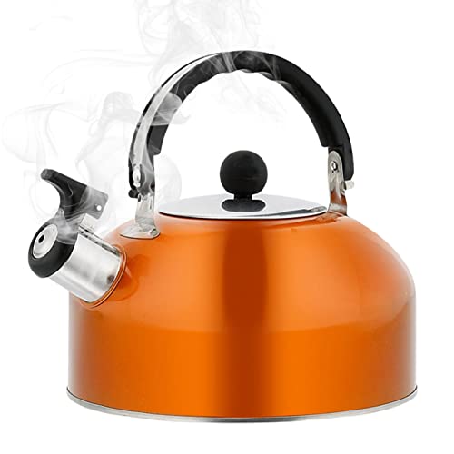 Tetera Silbante Para Cocina 1,8L Hervidor Whistling Kettle De Acero Inoxidable, Teteras Con Mango,...