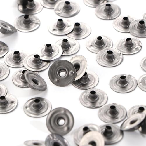 Kopida 400 Pcs 12.5 mm Metal Candle Wick Sustainer Tabs for Candle Making