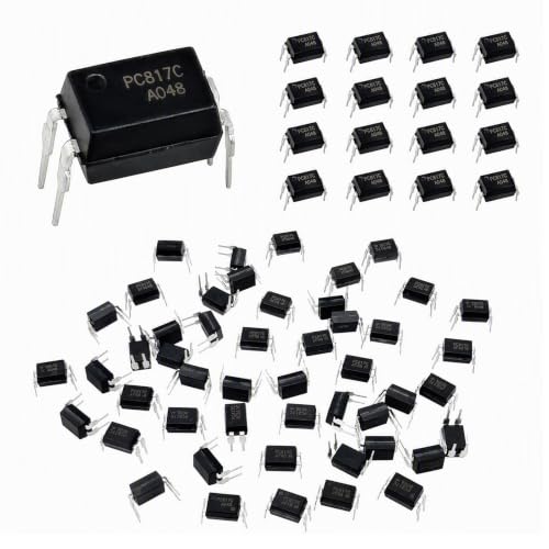 100 Optocoupleurs PC817C, Photocoupleur DIP-4 4 Broches 2,54 mm