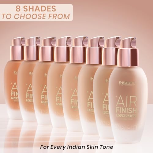 Image of INSIGHT Air Finish Foundation - Melted Biscotti| Airbrushed Matte Finish | Lightweight & Comfortable | Buildable Coverage for Everyday Use | Suitable for All Skin Types - 40g