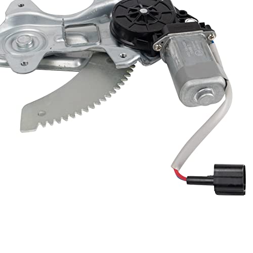 Image of TRQ Rear Passenger Side Power Window Motor and Regulator Assembly Compatible with 2014-2020 Nissan Rogue 2013-2019 Sentra