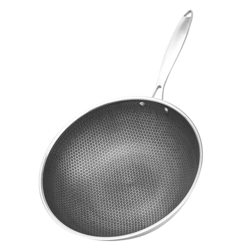 Wok con tapa antiadherente Unomor de acero inoxidable miniatura 1