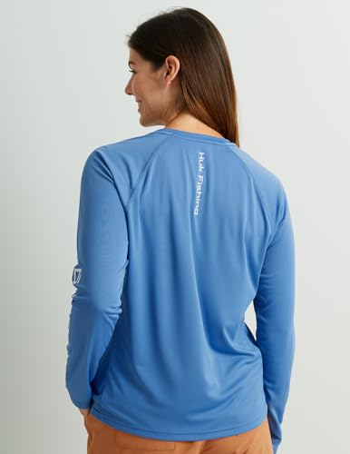 HUK Women's Pursuit Long Sleeve Performance Shirt + Sun Protection2