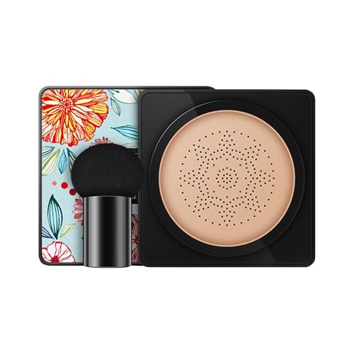 Head Air Cushion - Base de maquillaje hidratante con cobertura natural y Juw405 (negro, 7 cm)