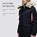 Alpha Industries Women's N-3B Parka (L, Black)