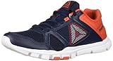 Suela sintética Reebok Men\'s Yourflex Train 10 Cross Trainer, Collegiate Navy/Carotene, 7 M US