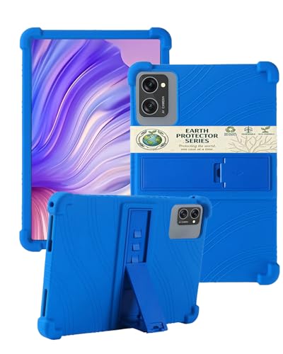 Coque VekfulPC T20 anti-chute en silicone bleu pour tablette 10"