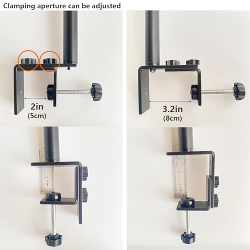 UISKOOPW Table IV Pole, Portable IV Poles for Travel, Foldable IV Pole Stand Portable Adjustable Pole Stand Feeding Tube Holder with 4 Hooks for Wheelchairs Beds Nursing Clinic Home Care Travel