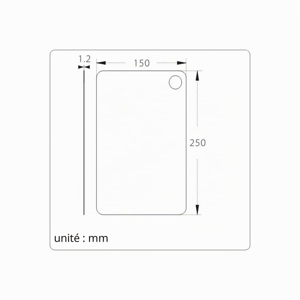 Keith Mi8711 Bloc à découper en titane