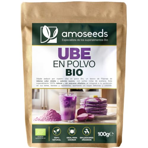 Ube en polvo BIO 100g | Filipinas | Sin Azúcares ni Colorantes Añadidos