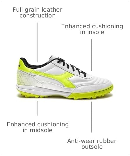 Image of Diadora Mens Calcetto Ii Lightweight Turf Soccer Cleats
