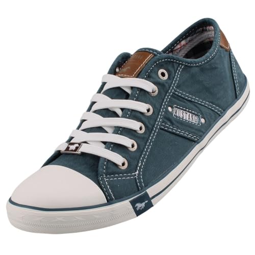 MUSTANG Zapatillas de mujer 1099-401-630, azul verde, 44 EU