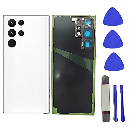 Réparer vitre arrière cassée Samsung S22 Ultra blanc kit outils et objectif