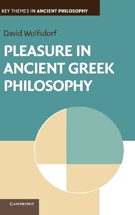 Pleasure in Ancient Greek Philosophy book cover