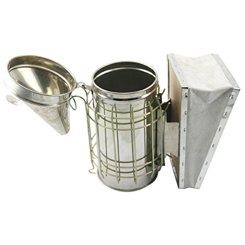 HanSemay Edelstahl Smoker Imkerei, Smoker Imkereibedarf Elektro Smoker Imkerpfeife Bienen Tool (236) – Bild 4