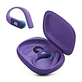 JBL Endurance Peak 4 - True Wireless Noise Cancelling Sport Earbuds, Up to 48Hrs Total Playback, Water & dust Proof (IP68), Secure fit with TwistLock™ Design, & 6 mics for Perfect Calls (Purple/Teal)