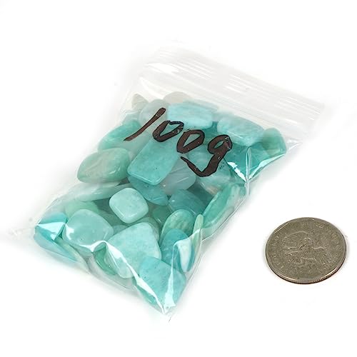 Image of 100 grams Small Tumbled Chips Polished Crushed Stone Crystal Healing Embellishments