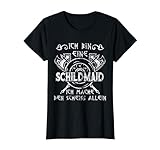 Schildmaid Wikinger Spruch Geschenk T-Shirt