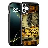ZHUXUXITT Case for iPhone 17,Money No Funny Cases for iPhone 17 Design for Boys Girl Fans [Anti-Scratch] Non-Slip+Shockproof Rugged TPU Protective Phone Case