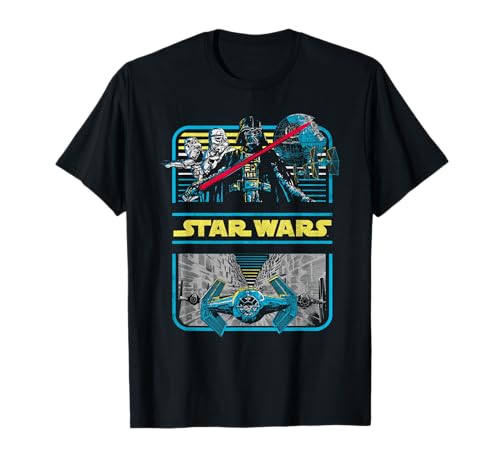 T-shirt Star Wars homme graphique Darth Vader vêtement rétro de collection Un Nouvel Espoir